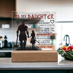 To My Daughter Skies – Acrylic Square